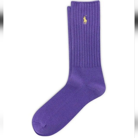 Polo Ralph Lauren Other - NWT Men's Polo by Ralph Lauren Vibrant Purple Ribbed Socks